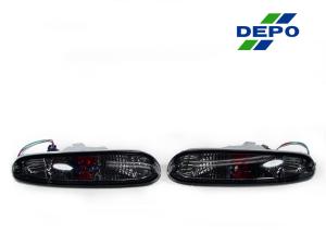 1990-1997 Mazda Mk.1 Mx-5 Miata DEPO Crystal Smoke Bumper Signal Lights