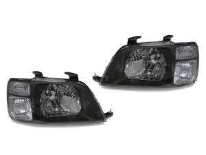 1997-2001 Honda Crv DEPO Black Housing Headlights