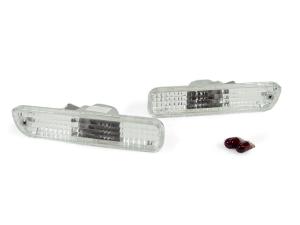 1994-1997 Honda Accord DEPO Crystal Clear Rear Bumper Side Marker Lights