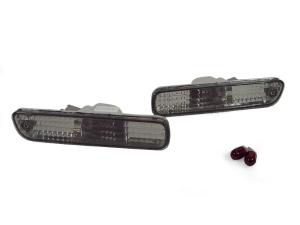 1994-1997 Honda Accord DEPO Crystal Smoke Rear Bumper Side Marker Lights