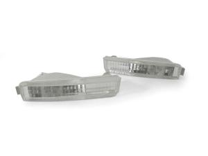 1990-1991 Honda Accord DEPO Clear Front Bumper Signal Lights