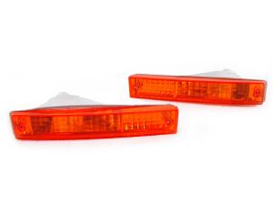 1990-1991 Honda Civic 3D/4D DEPO Amber Bumper Signal Lights