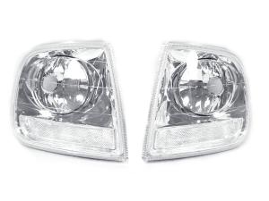 2001-2004 Ford F-150 Svt Lighting & 2001-2003 Ford F-150 Harley Davidson Edition DEPO Clear Corner Lights