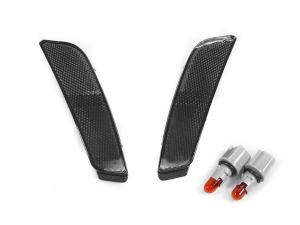 2003-2008 Cadillac Cts DEPO Smoke Bumper Side Marker Lights