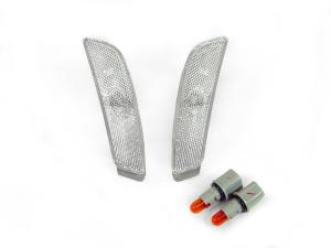 2003-2008 Cadillac Cts DEPO Clear Bumper Side Marker Lights