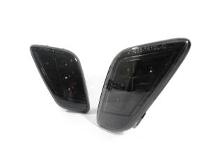 1997-06 Jeep Wrangler Tj DEPO Black Smoke White LED Side Marker Lights