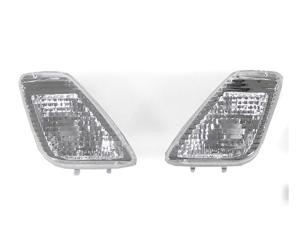 1997-2006 Jeep Tj Wrangler DEPO Crystal Clear Bumper Side Marker Lights