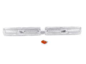 1987-1993 Jeep Yj Wrangler DEPO Clear Bumper Side Marker Lights