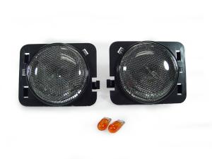 2007-2015 Jeep Jk Wrangler Jk DEPO Smoke Bumper Side Marker Lights