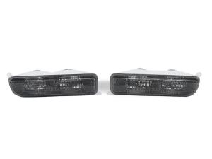 1997-2001 Jeep Xj Cherokee DEPO Smoke Bumper Signal Lights