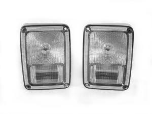 2007-2015 Jeep Jk Wrangler DEPO Clear Tail Lights