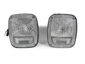 1997-2006 Jeep Tj / 1987-1995 Yj Wrangler  (Yj Needs Minor Adjustment To Fit) DEPO Clear Tail Lights