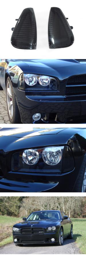 2006-2010 Dodge Charger DEPO Black Smoke Corner Lights