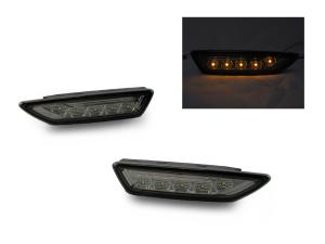 2009-2012 Mercedes R230 Sl Class (Non-Amg) DEPO Smoke Amber LED Bumper Side Marker Lights