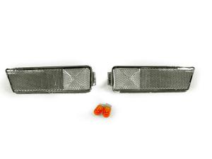 1993-1998 Vw Golf 3 / Gti, 1993-1998 Vw Jetta DEPO Smoke Front Bumper Side Marker Lights