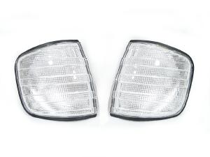 1981-1991 Mercedes W126 S-Class DEPO Clear Corner Lights Set