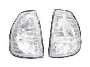 1977-1985 Mercedes W123 Clear DEPO Corner Lights Set