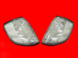 1992-1999 Mercedes W140 S-Class DEPO Clear Corner Lights Set