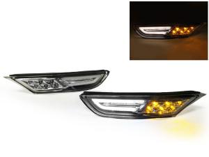 2009-2015 Nissan Gt-R R35 DEPO Front Clear White LED Side Marker Lights