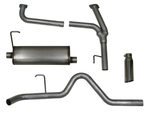 05-15 Nissan Frontier Doug Thorley Catback Exhaust System with Y Pipes - 2 Bolt Flanges, 16 Gauge, Stainless Steel