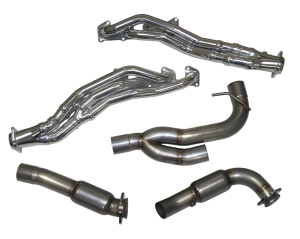 11-14 Ford F150 Doug Thorley Long Tube Tri Y Header with Y Pipes - Stainless Steel