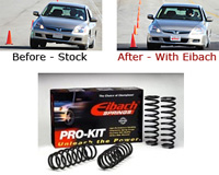 02-08 AUDI A4 Quattro ( Sedan B6/B7 4 Cyl.) Eibach  Lowering Springs - PRO-KIT (Lowers Front:1.2 inch/ Rear:1.2 inch)