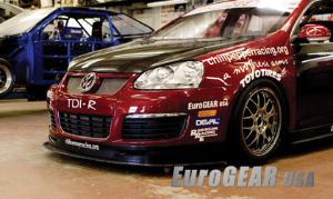 05.5-09 VW GTI, Rabbit MKV Eurogear Notchless Carbon Fiber Hood