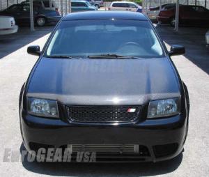 99-05 VW Jetta GLI TDI MK IV Eurogear Notchless Carbon Fiber Hood