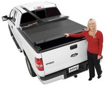 07-11 Chevy Silverado (5 ft 8 in) New Body Style  Extang Express Soft Roll-Up Tonneau Cover with Tool Box