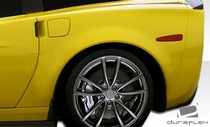 2005-2013 Chevrolet Corvette 2DR, Fits coupe model only (Z06 or ZR1 models require modification) Duraflex ZR Edition Fiberglass Fenders, Rear