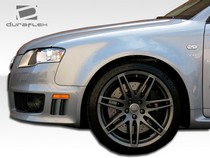 2006-2008 Audi A4/S4 4DR, Must be used in conjunction with complete wide body kit Duraflex RS4 Widebody Fenders, Front