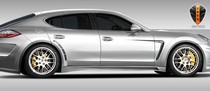 2010-2015 Porsche Panamera Must be used in conjunction with complete wide body kit Duraflex Eros Version 4 Wide Body Fender Flares