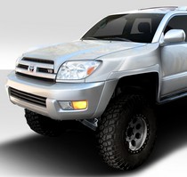 2004-2009 Toyota 4Runner 06-09 models require modification Duraflex Off Road 4.5 Inch Bulge Front Fenders