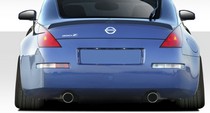 2003-2008 Nissan 350Z 2DR, Will not fit convertible Duraflex V-Speed Wing Trunk Lid Spoiler