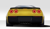 2005-2013 Chevrolet Corvette Duraflex Stingray Z Rear Wing Spoiler, 2 Piece