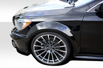 2014-2015 Mercedes CLA Duraflex Black Series Look Wide Body Front Fenders, 2 Piece