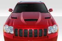 2005-2010 Jeep Grand Cherokee Duraflex Hellcat Look Hood, 1 Piece