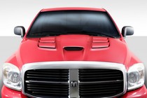 2002-2008 Dodge Ram Duraflex Viper Look Hood, 1 Piece