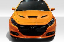 2013-2016 Dodge Dart Duraflex Hellcat Look Hood, 1 Piece