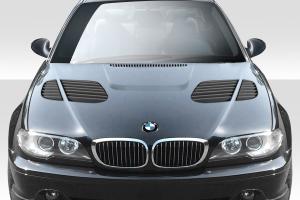 2004-2006 BMW 3 Series E46 2DR Duraflex GTR Hood - 1 Piece