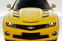 2010-2015 Chevrolet Camaro Duraflex AM-S Hood, 1 Piece