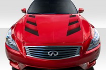 2008-2015 Infiniti G37/Q60 Coupe Duraflex AM-S Hood, 1 Piece