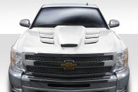 2007-2013 Chevrolet Silverado Duraflex Viper Look Hood