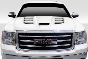 2007-2013 GMC Sierra Duraflex Viper Look Hood - 1 Piece