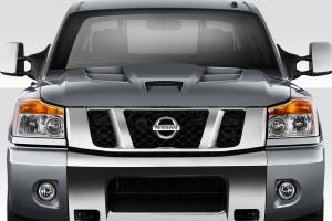 2004-2015 Nissan Titan, 2004-2015 Nissan Armada Duraflex Viper Look Hood - 1 Piece