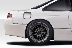 1995-1998 Nissan 240SX S14 Duraflex RBS V1 80mm Rear Fenders - 2 Piece