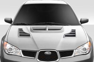 2006-2007 Subaru Impreza WRX STI Duraflex C-1 Hood - 1 Piece