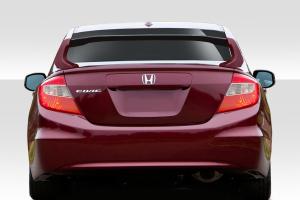 2012-2015 Honda Civic 4DR Duraflex RR Wing Spoiler - 3 Piece