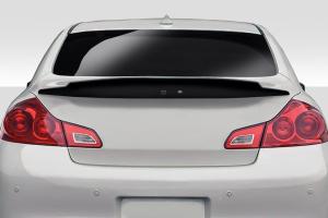 2007-2013 Infiniti G Sedan G25 G35, 2007-2013 Infiniti G Sedan G37 Duraflex R-Tech Rear Wing Trunk Lid Spoiler - 1 Piece