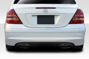 2001-2007 Mercedes C Class W203 Duraflex L-Sport Rear Diffuser ( For AMG Rear Bumper only) - 1 Piece